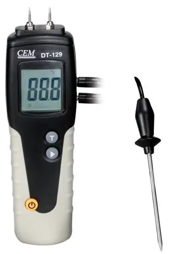 Гигрометры Измеритель влажности (влагомер) древесины CEM DT-129 CEM 480229