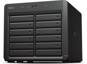 Модуль расширения Synology DX1222 для DS3622xs+,DS2422+/upto 12hot plug HDDs SATA(3,5' or 2,5')/1xPS incl Infiniband Cbl''