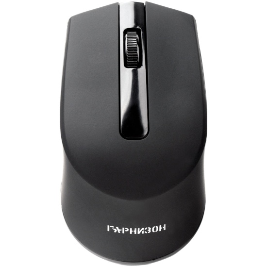 Мышь Wireless Гарнизон GMW-470 черный, 1000 DPI, soft touch, 3 кн. колесо-кнопка
