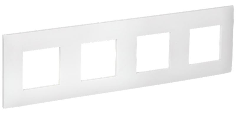 Рамка четверная IEK SK-M42-K01 SKANDY SK-F04W Арктический белый