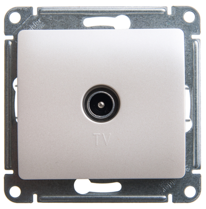 Розетка Schneider Electric GSL000693 TV Glossa перламутр механизм