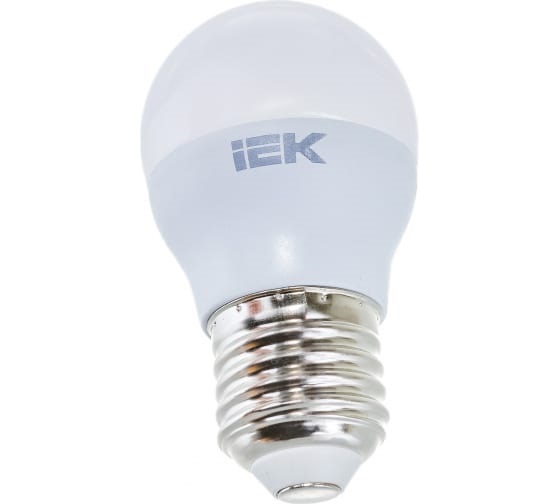 Лампа светодиодная IEK LLE-G45-5-230-30-E27 ECO G45 5Вт шар 3000К тепл. бел. E27 450лм 230-240В