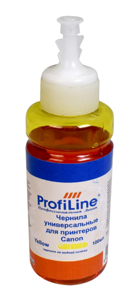 Чернила ProfiLine PL_INK_CL-41_Y_100ml PL-CL 41/CL 51/CL 511/CL 513 для принтеров Canon Yellow 100 мл водн