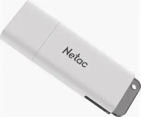 Накопитель USB 3.0 64GB Netac NT03U185N-064G-30WH U185, белый