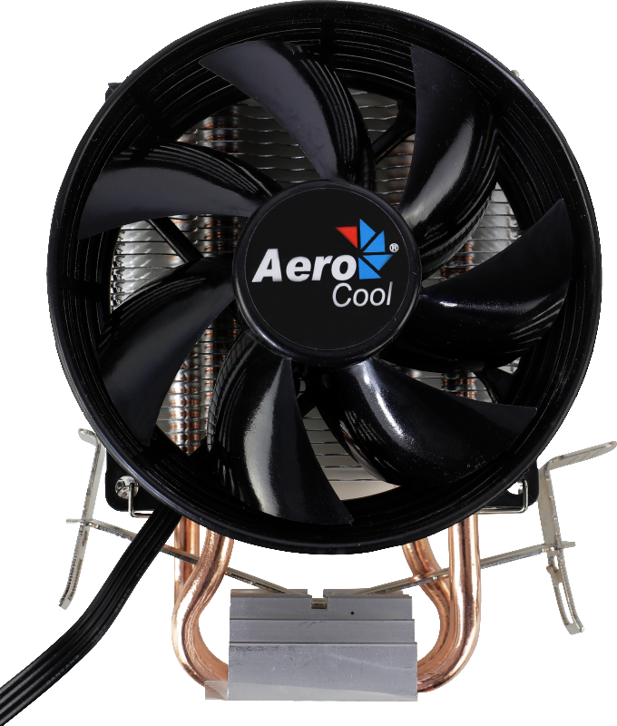 Кулер AeroCool Verkho 2 4710700955888 LGA775/115x/AM2+/AM3+/FM1/FM2+ (Aluminum,92mm,800-2000rpm,18.5-23.6 CFM,15-25 дБ,4-pin PWM,TDP 110W) RTL