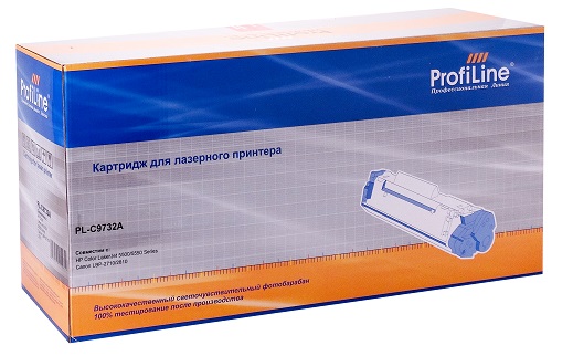 Картридж ProfiLine PL-C9732A  для принтеров HP LJ 5500/5550/ Canon LBP-2710/2810 Yellow 12 000 копий ProfiLine