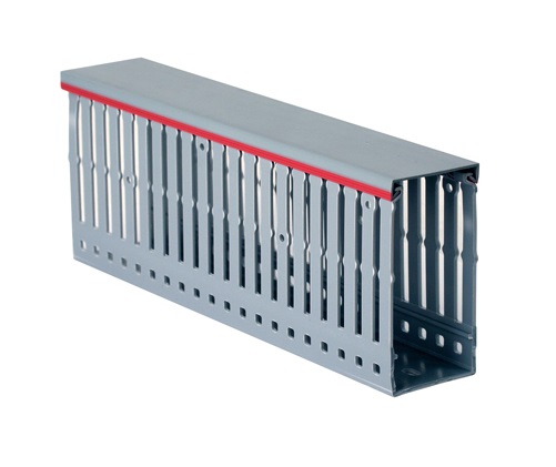 Серия RL12 Кабель-канал DKC 00162RL перфорированный с крышкой 60х100 L2000 RL12 серый. Quadro