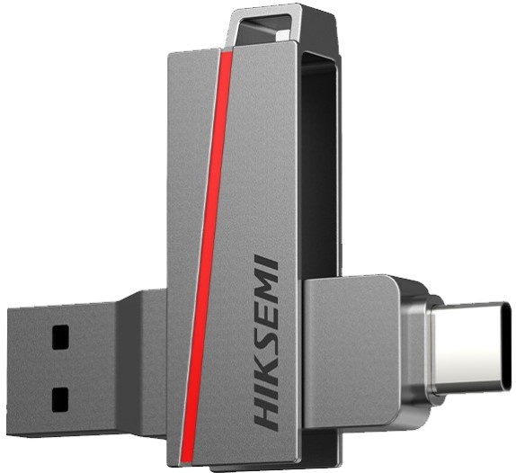 Накопитель USB 3.2 HIKSEMI HS-USB-E307C/256G/U3 DUAL SLIM USB3.2/Type-C