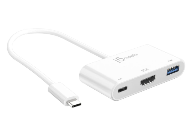 Адаптер j5create JCA379 USB Type-C to HDMI & USB 3.0 with Power Delivery