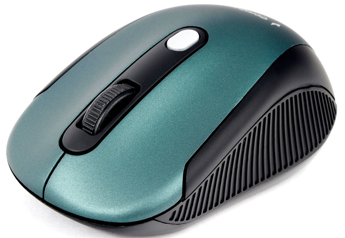  Мышь Wireless Gembird MUSW-420-2 2.4ГГц, зеленый, 4кн, 1600DPI, блистер