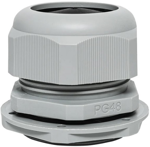 Сальник EKF plc-pg-48-1-r PG48 IP54 (1 шт) d отв. 59 мм / d провод. 37-44 мм