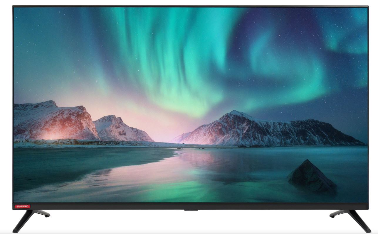 Телевизор StarWind SW-LED40BG200 LED 40 Frameless черный FULL HD 60Hz DVB-T DVB-T2 DVB-C DVB-S DVB-S2 USB