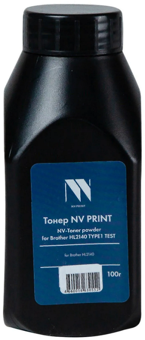 Тонер NVP NV-HL2140-TYPE1-TEST для Brother HL2140, HL-2030, DCP-7010, MFC-7420, FAX-2825R, HL-2120, DCP-7030, MFC-7320, 7340, 7345, 7440, 7840, black