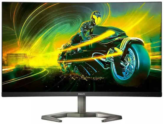 Монитор 32 Philips 32M1C5500VL /00 Black VA, изогнутый, 1500R 2560x1440, 165Hz, 1 ms, 178°/178°, 250 cd/m, 3000:1, 2*HDMI 2