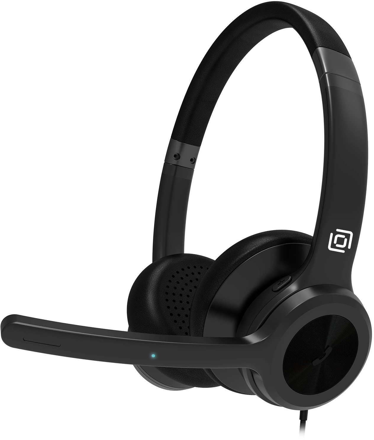 Наушники с микрофоном Oklick HS-L800 1978719 черные накладные оголовье