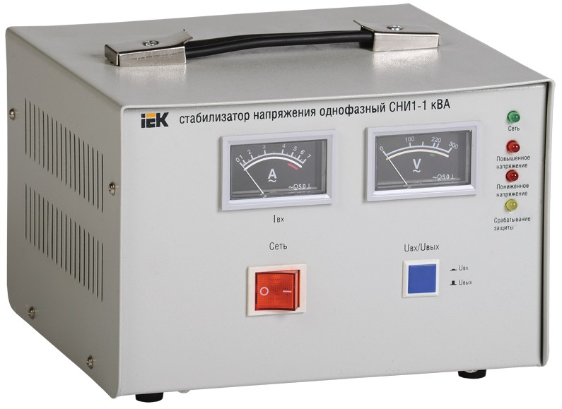 Стабилизатор напряжения IEK IVS10-1-01000 СНИ1-1 кВА однофазный