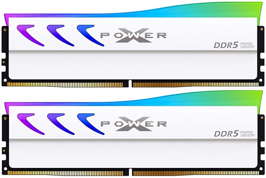 Модуль памяти DDR5 32GB (2*16GB) Silicon Power Xpower Storm RGB SP032GXLWU64AFDL 6400MHz PC5-51200 CL32 1.4V heatsink Ret