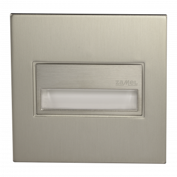 Светильник Zamel 14-211-26 SONA Сталь/RGB в монт.коробку, с квадратной рамкой 14V DC с RGB диодами
