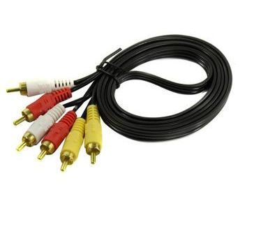 Кабель аудио Exegate EX-CCV-539-1.5 EX284947RUS 3xRCA M/3xRCA M, 1,5м