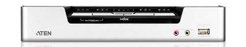 4-х портовые Переключатель Aten CS1794-AT-G KVM+Audio+USB 2.0, 1 user USB+HDMI => 4 cpu USB+HDMI, со шнур. USB 4х1.8м., 480i/480p/720p/1080i/1080p/1920x1200 DVI, н