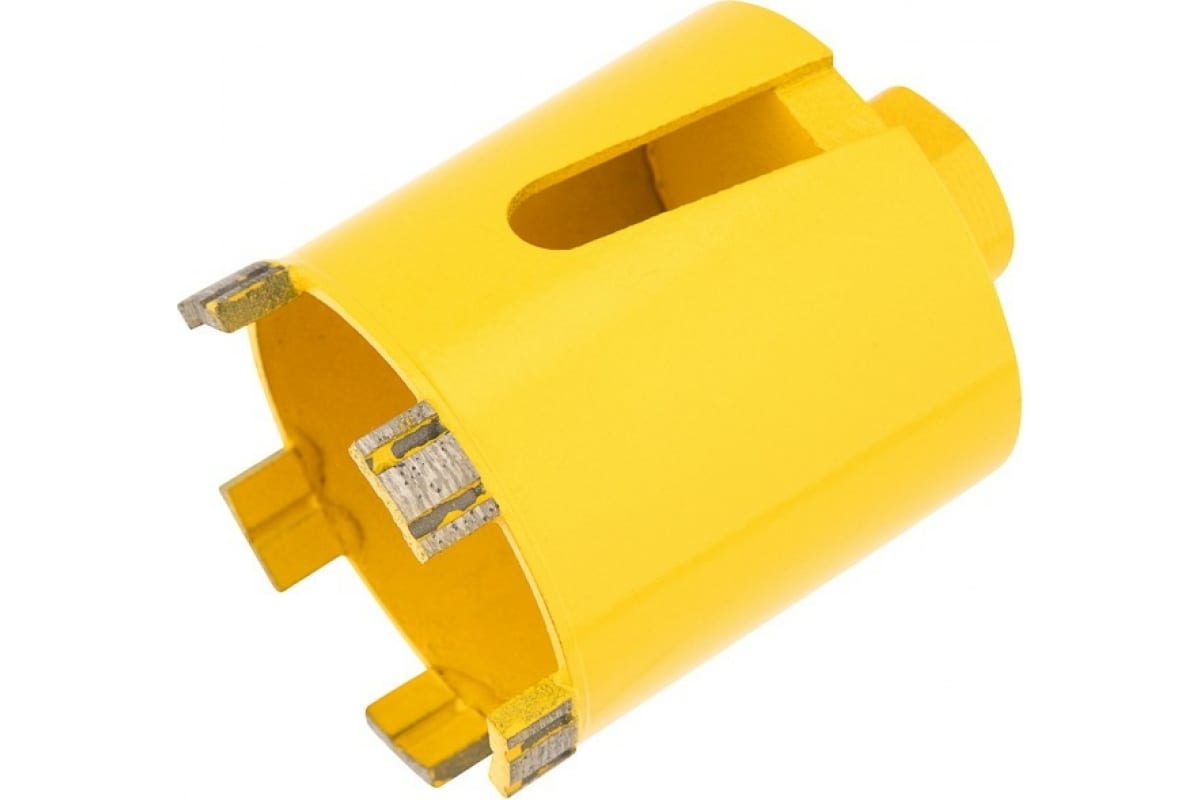 Коронка KRANZ KR-90-0164 алмазная по бетону 70 мм L=90мм М16 сегмент 10мм