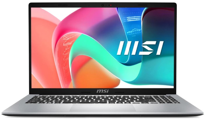 Ноутбук MSI Modern 15 F13MG-201XRU 9S7-15S122-201 i5-1335U/16GB/512GB SSD/Iris Xe Graphics/15.6 IPS FHD/WiFi/BT/DOS/silver