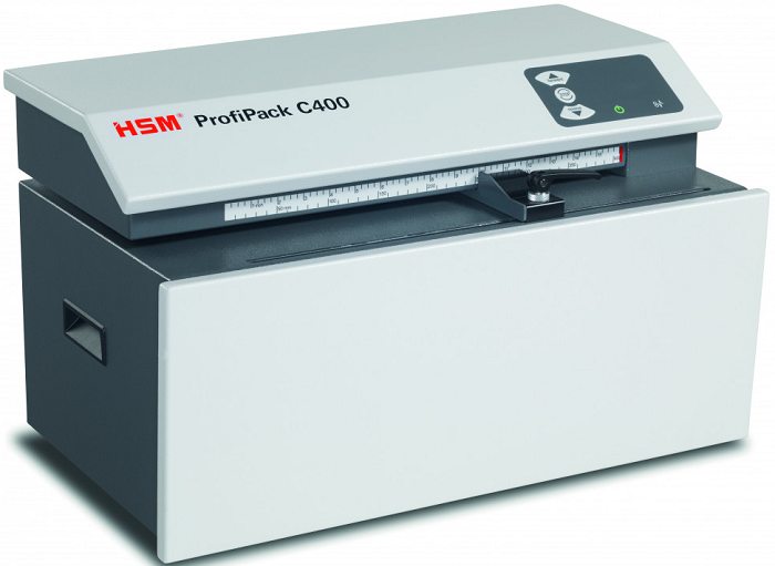 Перфоратор HSM ProfiPack C400 1528134 ширина ввода 415 мм, скорость резки 135 мм/с, толщина материала до 10 мм