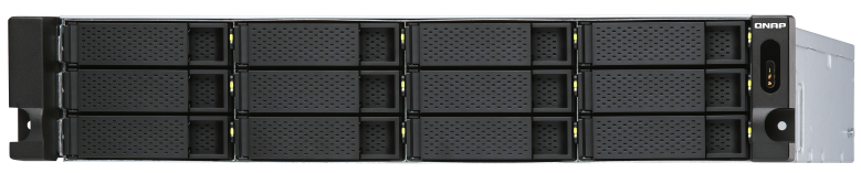 Модуль расширения QNAP TL-R1200S-RP SATA, 12 отсеков 3,5/2,5, 3 порта SFF-8088, стоечное исполнение, 2 блока питания, для NAS и PC