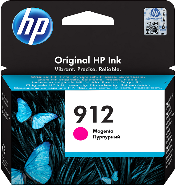  Картридж HP 912 3YL78AE пурпурный (315стр.) для HP OfficeJet 801x/802x