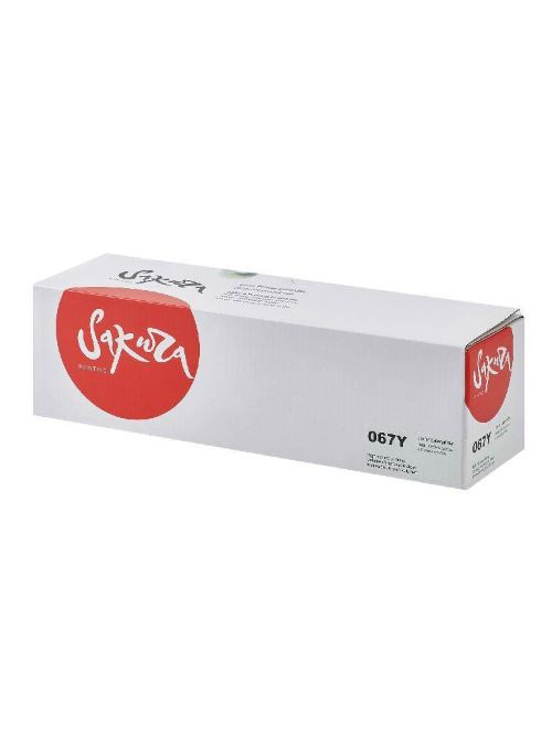 Картридж Sakura SA067Y 067Y (5099C002) для Canon i-SENSYS LBP631/LBP633/MF651/MF655/MF657, желтый, 1300к.