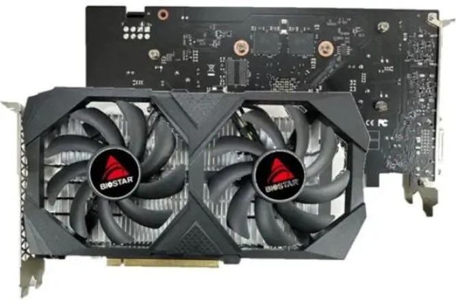 Видеокарта PCI-E Biostar GeForce RTX 3050 (VN3516RF68) 6GB GDDR6 96bit 8nm 1470/14000 HDMI 3*DP