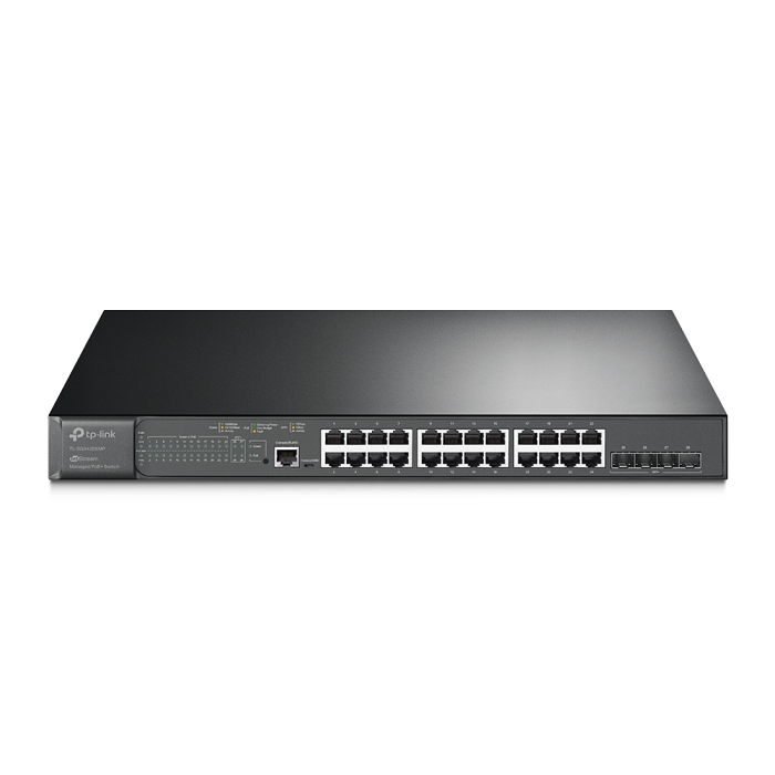 Коммутатор управляемый TP-LINK SG3428X 24x10/100/1000 Мбит/с RJ45, 4xSFP+, L2+