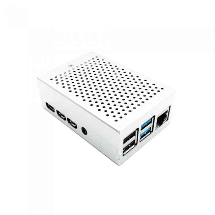  Корпус ACD RA507 Fine Heat Dispersion Aluminium Alloy Case for Raspberry Pi 4B, Silver