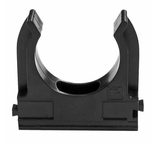 Клипса Ecoplast 41740-10BL CF32G для труб D40мм, цвет чёрный (10шт)