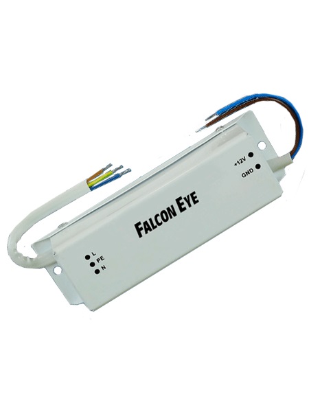 Блок питания Falcon Eye FE-F-3/12 Уличный IP67. Входное напряжение 160-242V. Выходное 12V. Номинальный ток 3A. Рабочая температура: от -40 до +40°С.
