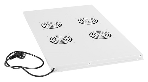Вентиляторный модуль Cabeus TRAY-80 с 4-я вентиляторами для установки в напольные шкафы серии SH-05C, ND-05C глубиной 800мм