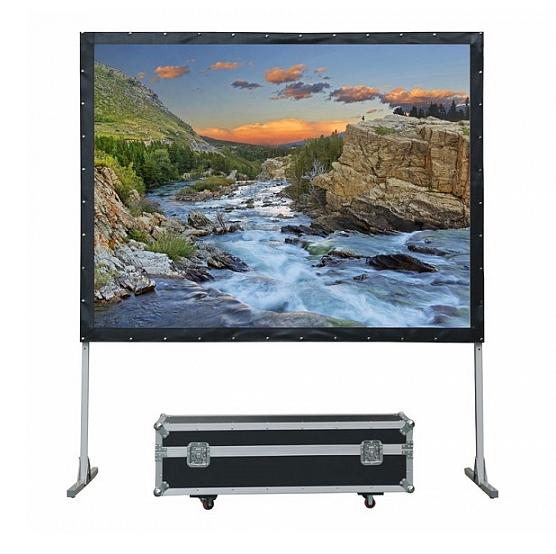 Экран Lumien LMF-100143 Master Fold 181x311 см (133), (раб. область 165x295 см) Matte White, черн. кайма по периметру 16:9, поставляется в флайт-кейс