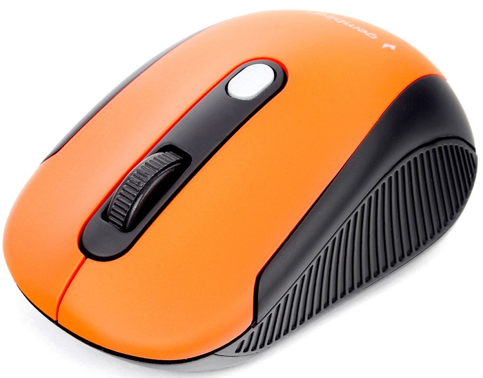   Xcom-Shop Мышь Wireless Gembird MUSW-420-3 2.4ГГц, оранжевый, 4кн, 1600DPI, блистер