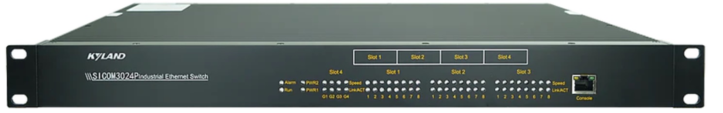 Коммутатор управляемый Kyland SICOM3024P 300193106 24 100Base-FX SFP ports, 100-240VAC/110-220VDC(85-264VAC/77-300VDC) dual redundant power supplies