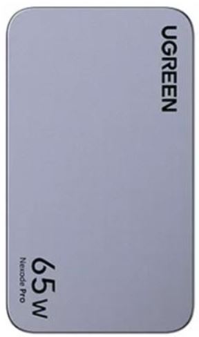 Зарядное устройство сетевое UGREEN X753 Nexode Pro 65W Ultra Slim USB-A+2*USB-C GaN Tech Fast Charger EU, цвет: серый