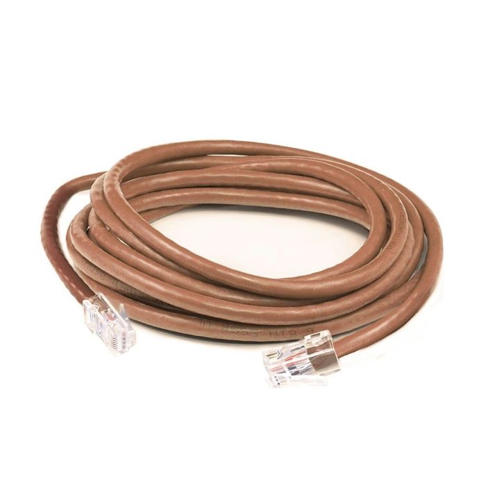 Кабель патч-корд U/UTP 6 кат. 10м ACD ACD-LPU6Z-10MN 26AWG 4пары, CU, LSZH, коричневый