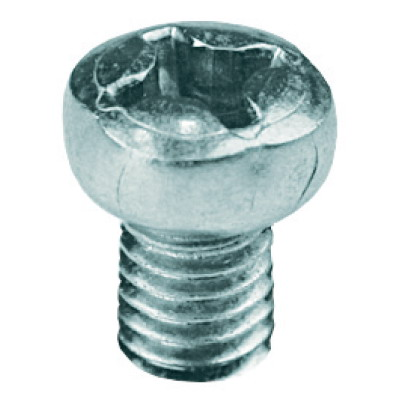 Винт DKC CM090610 М6х10 с полуцилиндрической головкой DIN 7985, оцинкованная сталь, M5 Combitech (1шт)