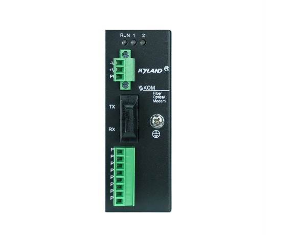 Конвертер промышленный Kyland KOM200 302110060 1 100Base-FX single mode fiber port, SC connector, 1310nm, 40km, 1 RS485 serial port, 2 RS232 serial po