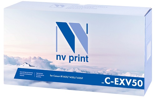 Тонер-туба NVP NV-CEXV50 для Canon IR1435/1435i/1435iF, 17600k