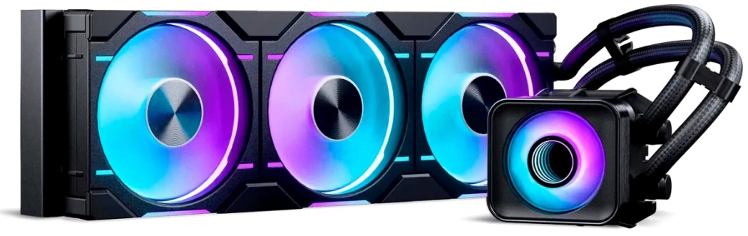 Система охлаждения жидкостная PHANTEKS Glacier One 360D30 X2 LGA115x/1200/1700/1851/AM4/AM5 (3*120mm, 250-2000rpm, 72.72CFM, 35.13dBa)