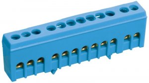 Шина IEK YNN10-69-8KD-K07 N ноль в корп изол на DIN-рейку ШНИ-6х9-8-К-С