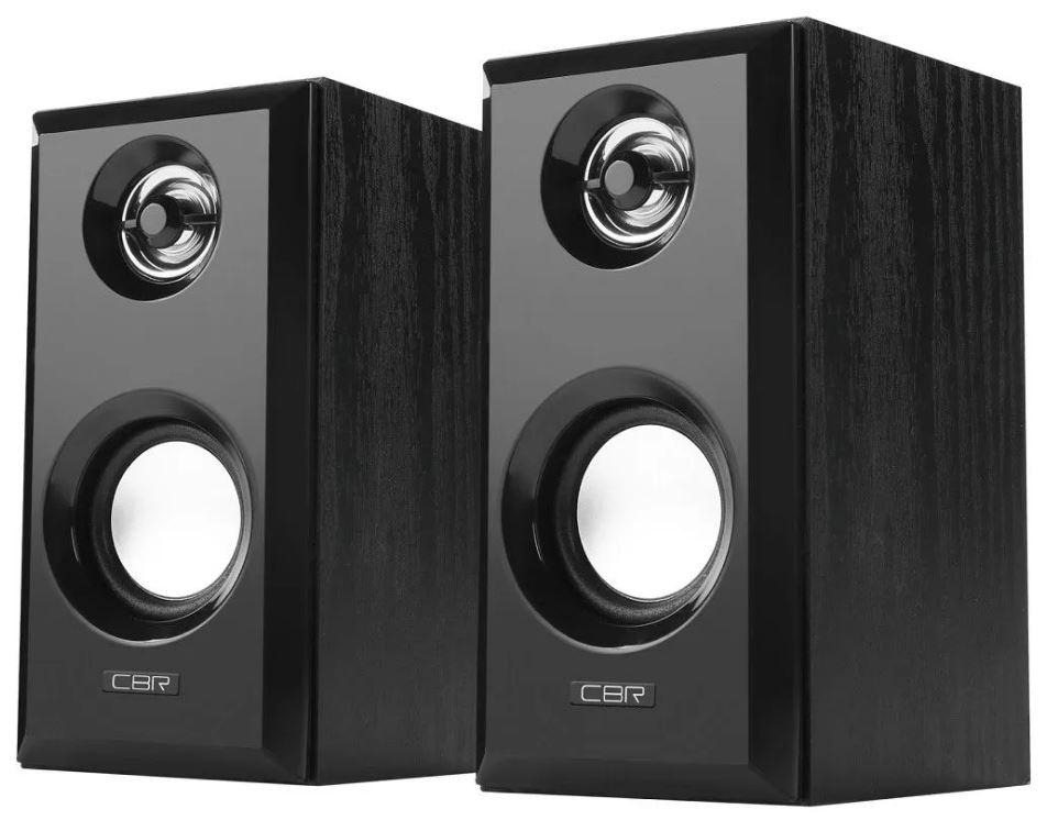 Компьютерная акустика 2.0 CBR CMS 710 питание USB, 2х3 Вт (6 Вт RMS), материал корпуса MDF, 3.5 мм линейный стереовход, цвет чёрный