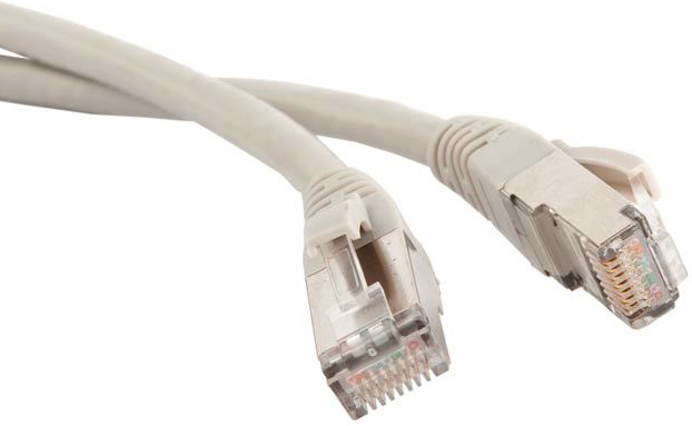 Кабель патч-корд Lanmaster LAN-PC45/S6A-1.0-GY FTP кат.6A, LSZH,1м, серый