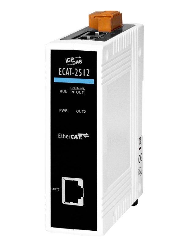 Модуль ICP DAS ECAT-2512 CR 1 IN; 2-OUT EtherCAT Junction Slave Module (RoHS)