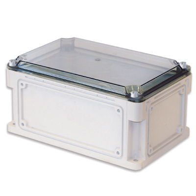 Корпус DKC 531211 IP67, 300х150х146, H крышки=21 с выбивным фланцем прозрачная крышка, RAM box